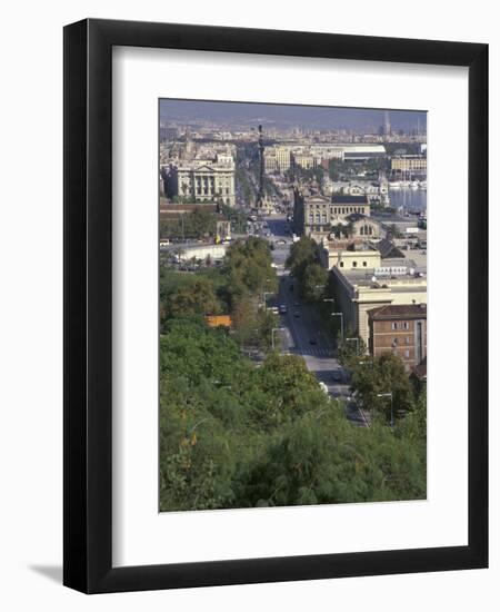 City View, Barcelona, Spain-Michele Westmorland-Framed Photographic Print