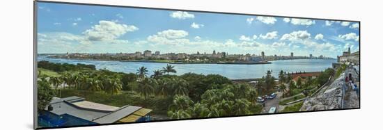 City view from Morro Castle, Havana, Cuba-null-Mounted Photographic Print