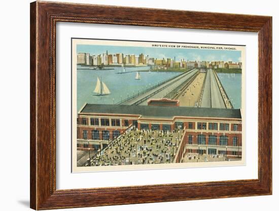 City View from Navy Pier, Chicago, Illinois-null-Framed Art Print