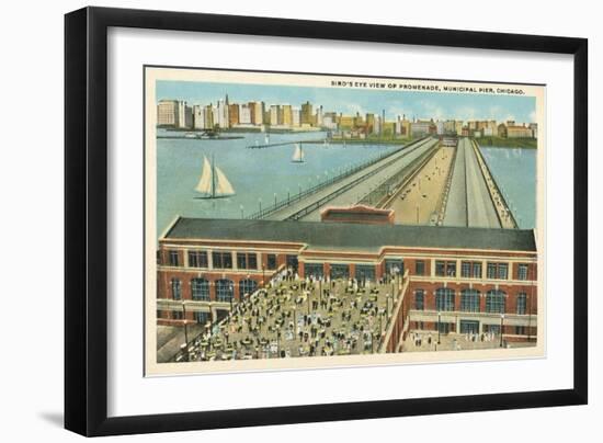 City View from Navy Pier, Chicago, Illinois-null-Framed Art Print