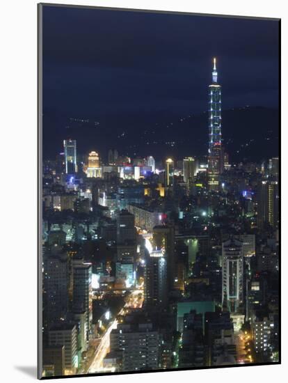 City View from Observatory Tower, Taipei City, Taiwan-Christian Kober-Mounted Photographic Print