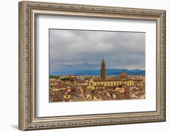 City view from Palazzo Vecchio. Tuscany, Italy.-Tom Norring-Framed Photographic Print