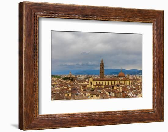 City view from Palazzo Vecchio. Tuscany, Italy.-Tom Norring-Framed Photographic Print