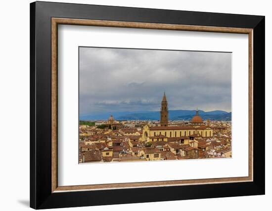City view from Palazzo Vecchio. Tuscany, Italy.-Tom Norring-Framed Photographic Print