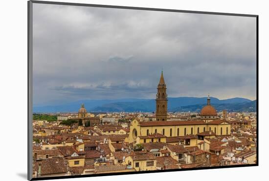 City view from Palazzo Vecchio. Tuscany, Italy.-Tom Norring-Mounted Photographic Print