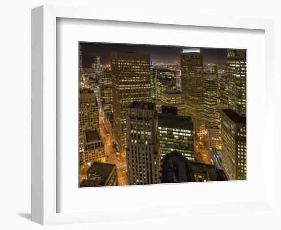 City View from the High Up, San Francisco, California, Usa-Chuck Haney-Framed Photographic Print