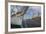 City View from the Marina at Dusk, Dunkerque, French Flanders, France-Walter Bibikow-Framed Photographic Print