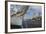 City View from the Marina at Dusk, Dunkerque, French Flanders, France-Walter Bibikow-Framed Photographic Print