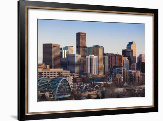 City View from the West, Denver, Colorado, USA-Walter Bibikow-Framed Photographic Print