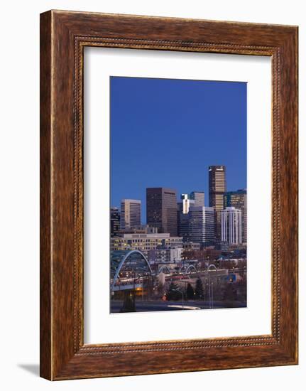 City View from the West, Denver, Colorado, USA-Walter Bibikow-Framed Photographic Print