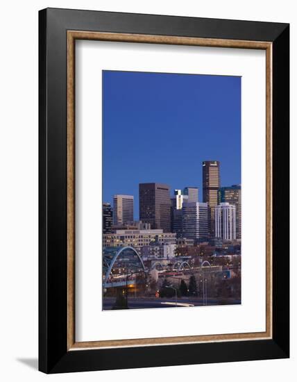 City View from the West, Denver, Colorado, USA-Walter Bibikow-Framed Photographic Print
