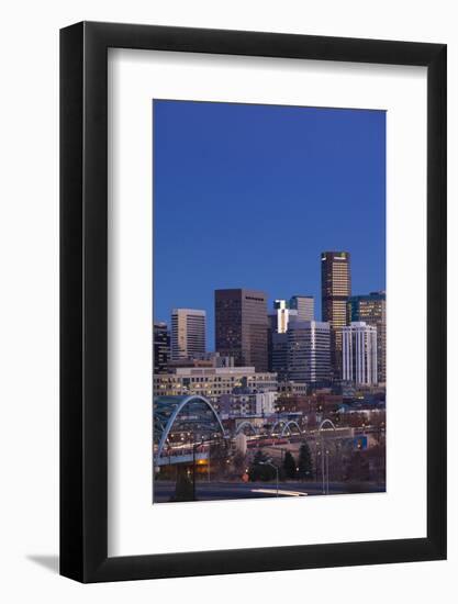 City View from the West, Denver, Colorado, USA-Walter Bibikow-Framed Photographic Print