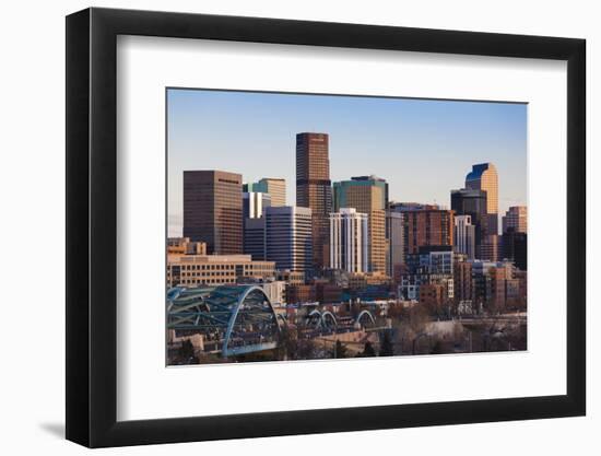 City View from the West, Denver, Colorado, USA-Walter Bibikow-Framed Photographic Print