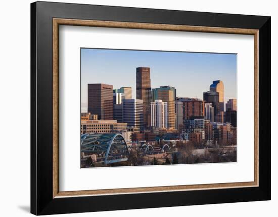 City View from the West, Denver, Colorado, USA-Walter Bibikow-Framed Photographic Print