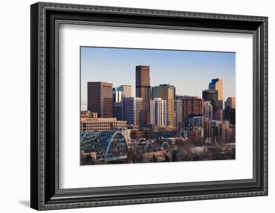 City View from the West, Denver, Colorado, USA-Walter Bibikow-Framed Photographic Print