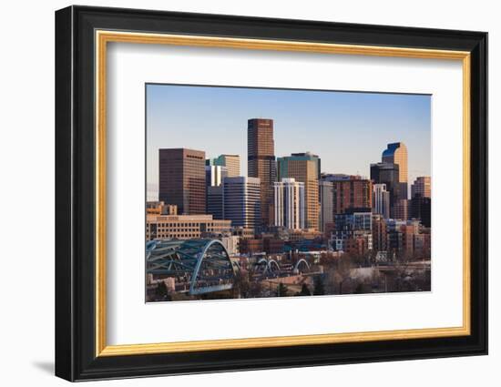 City View from the West, Denver, Colorado, USA-Walter Bibikow-Framed Photographic Print