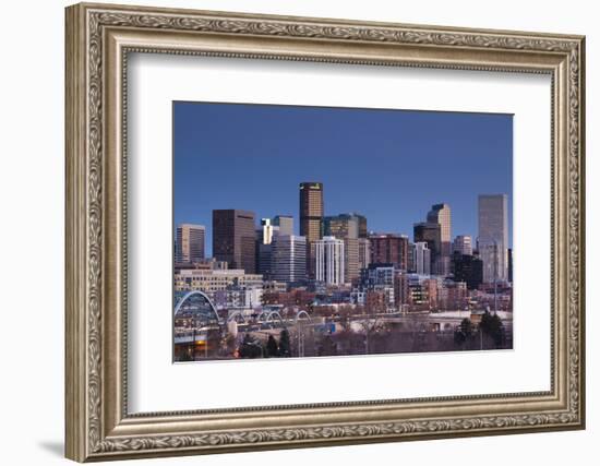 City View from the West, Denver, Colorado, USA-Walter Bibikow-Framed Photographic Print