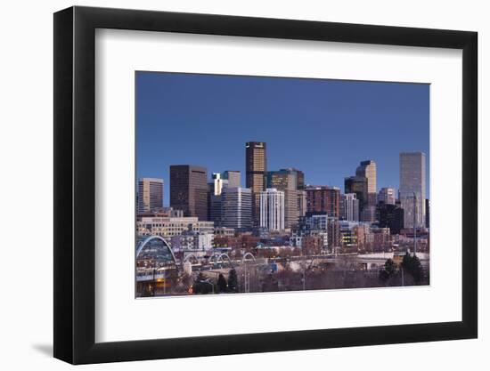 City View from the West, Denver, Colorado, USA-Walter Bibikow-Framed Photographic Print