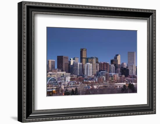 City View from the West, Denver, Colorado, USA-Walter Bibikow-Framed Photographic Print