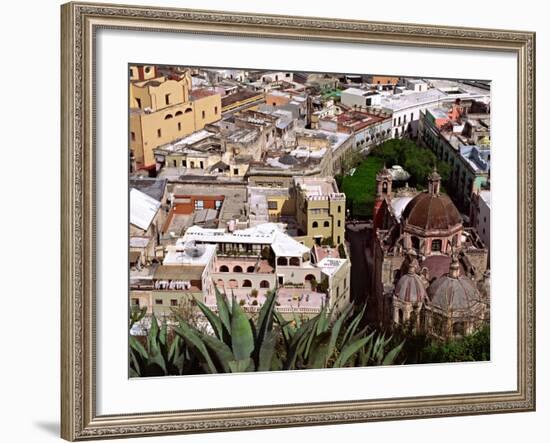 City View Including the Church of San Diego, Guadalajara, Mexico-Charles Sleicher-Framed Photographic Print