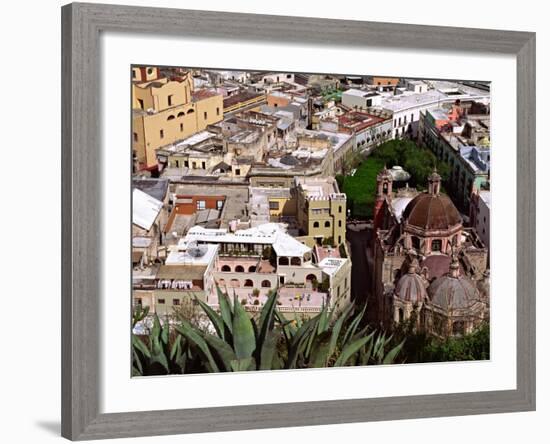 City View Including the Church of San Diego, Guadalajara, Mexico-Charles Sleicher-Framed Photographic Print