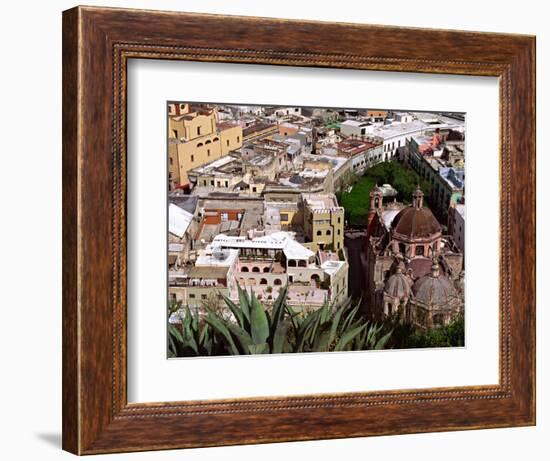 City View Including the Church of San Diego, Guadalajara, Mexico-Charles Sleicher-Framed Photographic Print