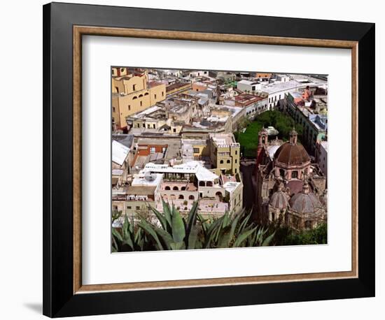 City View Including the Church of San Diego, Guadalajara, Mexico-Charles Sleicher-Framed Photographic Print