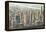 City View of Manhattan-Matthew Daniels-Framed Stretched Canvas