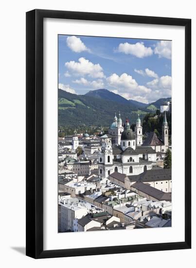 City View of Salzburg, Austria-Julian Castle-Framed Photo