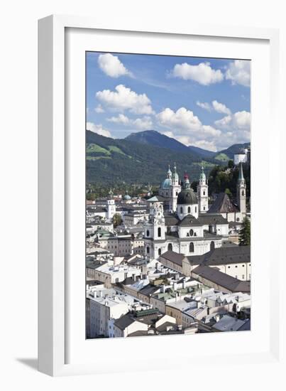 City View of Salzburg, Austria-Julian Castle-Framed Photo