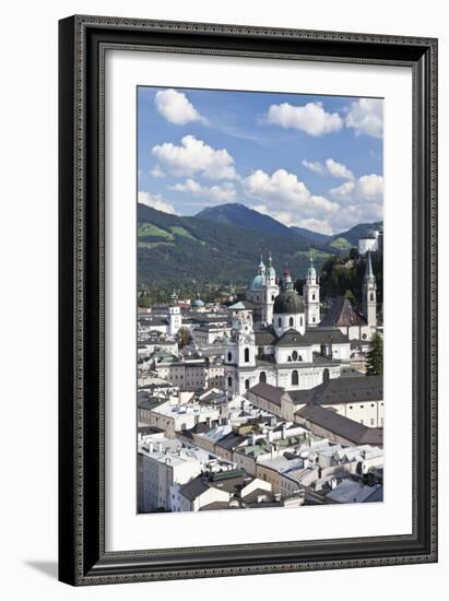 City View of Salzburg, Austria-Julian Castle-Framed Photo