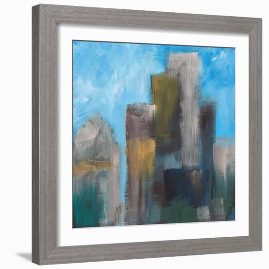 City View Three-Jan Weiss-Framed Art Print