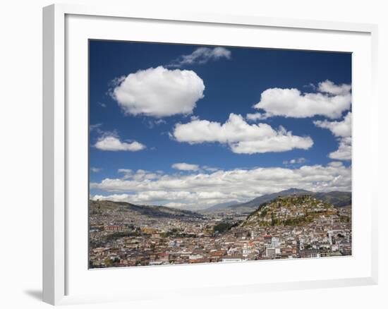 City View with El Panecillo, Quito, Ecuador-Brent Bergherm-Framed Photographic Print