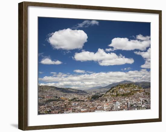 City View with El Panecillo, Quito, Ecuador-Brent Bergherm-Framed Photographic Print