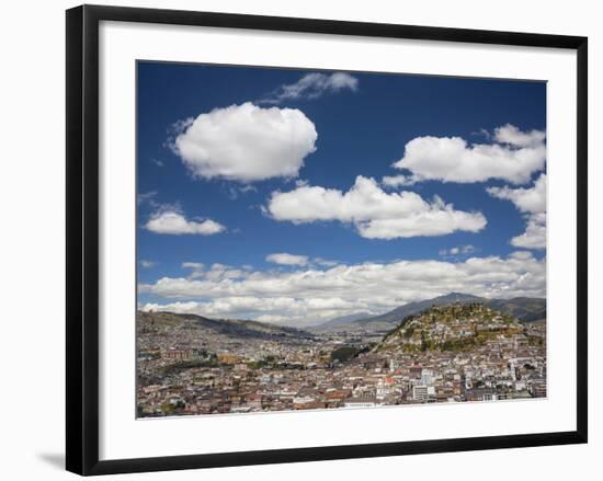 City View with El Panecillo, Quito, Ecuador-Brent Bergherm-Framed Photographic Print