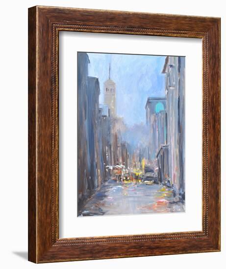 CITY VIEW-ALLAYN STEVENS-Framed Art Print