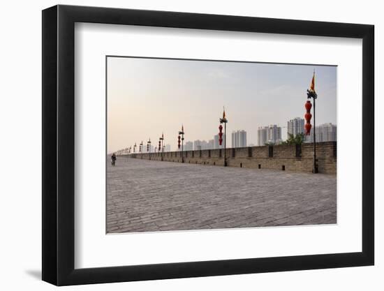 City Wall, Xian, China, Asia-Janette Hill-Framed Photographic Print