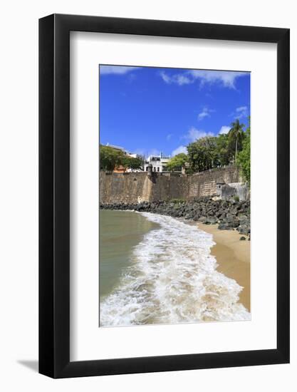 City Walls in Old San Juan, Puerto Rico, West Indies, Caribbean, Central America-Richard Cummins-Framed Photographic Print