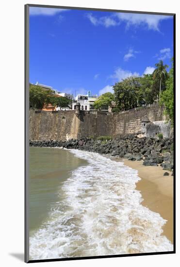 City Walls in Old San Juan, Puerto Rico, West Indies, Caribbean, Central America-Richard Cummins-Mounted Photographic Print