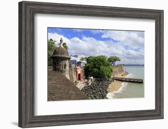 City Walls in Old San Juan, Puerto Rico, West Indies, Caribbean, Central America-Richard Cummins-Framed Photographic Print