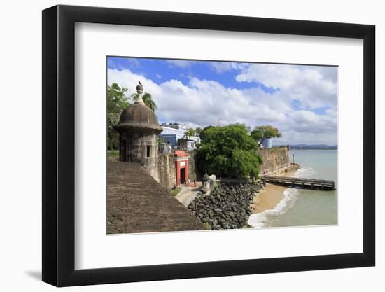 City Walls in Old San Juan, Puerto Rico, West Indies, Caribbean, Central America-Richard Cummins-Framed Photographic Print