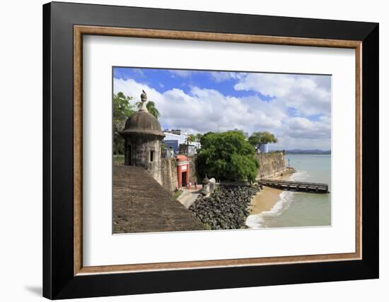 City Walls in Old San Juan, Puerto Rico, West Indies, Caribbean, Central America-Richard Cummins-Framed Photographic Print