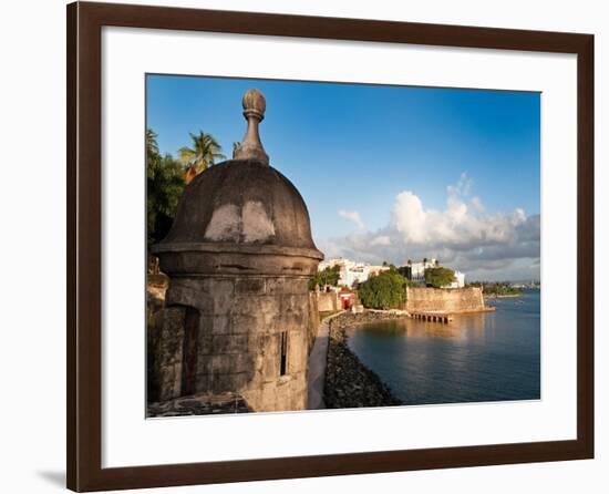 City Walls, Old San Juan, Puerto Rico-George Oze-Framed Photographic Print