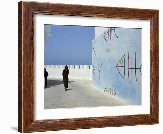 City Walls, Old Town, Asilah, Morocco, North Africa, Africa-Thouvenin Guy-Framed Photographic Print