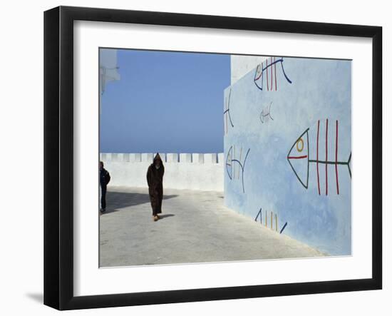 City Walls, Old Town, Asilah, Morocco, North Africa, Africa-Thouvenin Guy-Framed Photographic Print