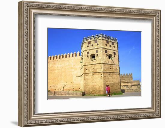 City Walls, Oudaia Kasbah, Rabat, Morocco, North Africa, Africa-Neil Farrin-Framed Photographic Print