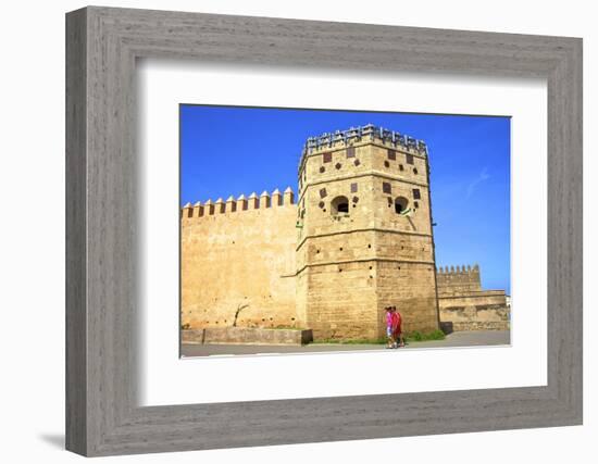 City Walls, Oudaia Kasbah, Rabat, Morocco, North Africa, Africa-Neil Farrin-Framed Photographic Print