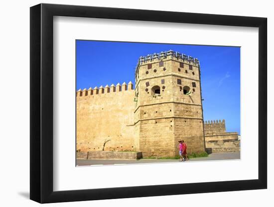 City Walls, Oudaia Kasbah, Rabat, Morocco, North Africa, Africa-Neil Farrin-Framed Photographic Print