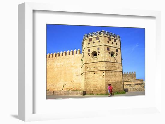 City Walls, Oudaia Kasbah, Rabat, Morocco, North Africa, Africa-Neil Farrin-Framed Photographic Print