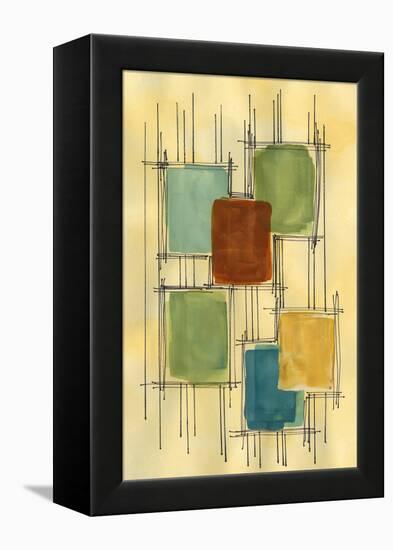 City Windows I-Charles McMullen-Framed Stretched Canvas